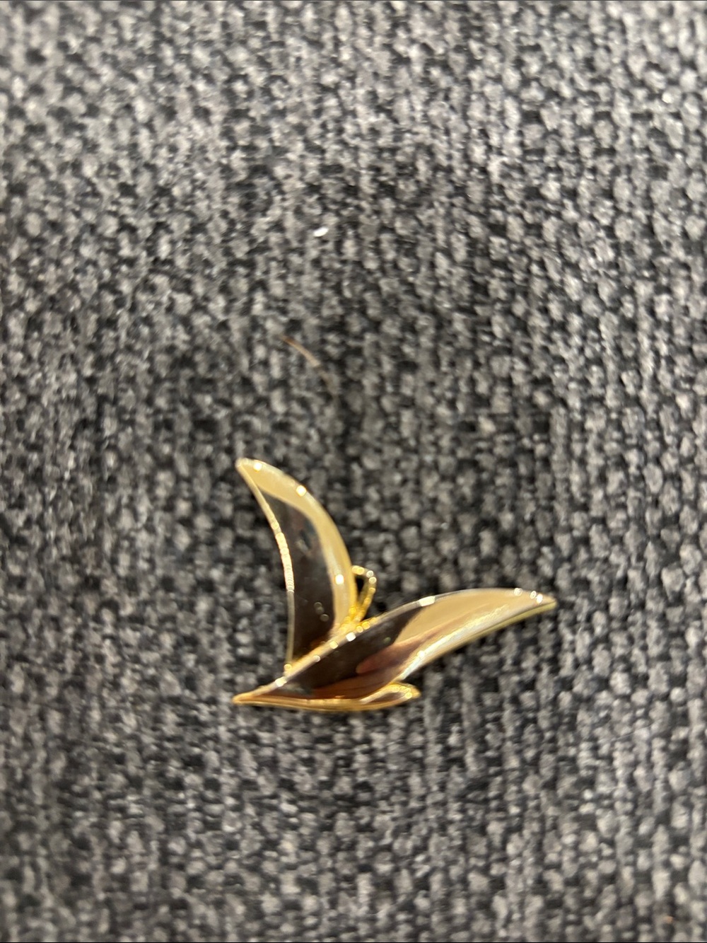 Vintage Gold Plated Seagull Pendant, Beautiful💚